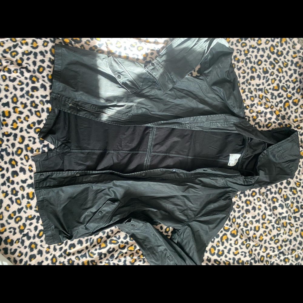 Black Thick Rain Jacket